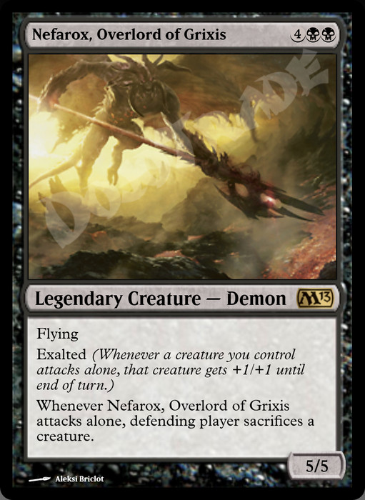 Nefarox, Overlord of Grixis