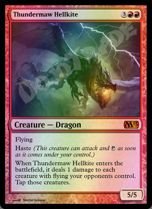 Thundermaw Hellkite FOIL