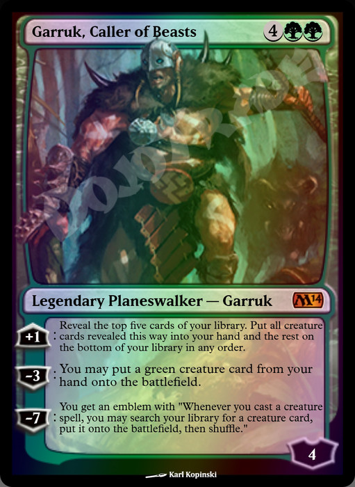 Garruk, Caller of Beasts FOIL