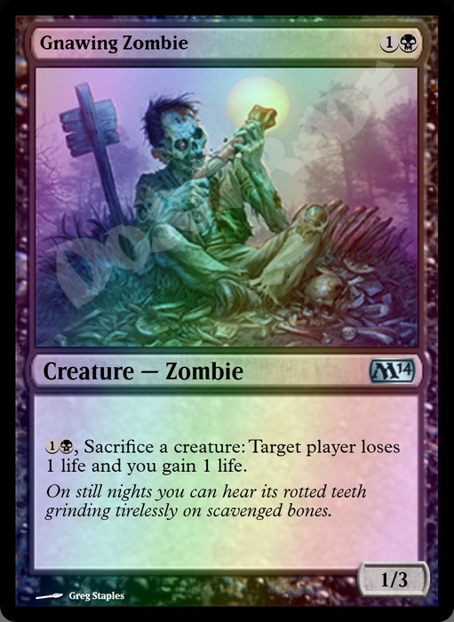 Gnawing Zombie FOIL