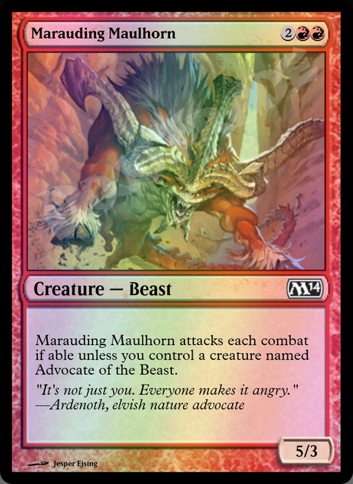 Marauding Maulhorn FOIL