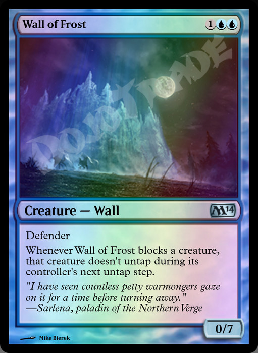 Wall of Frost FOIL