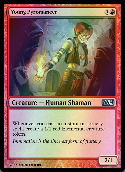 Young Pyromancer FOIL