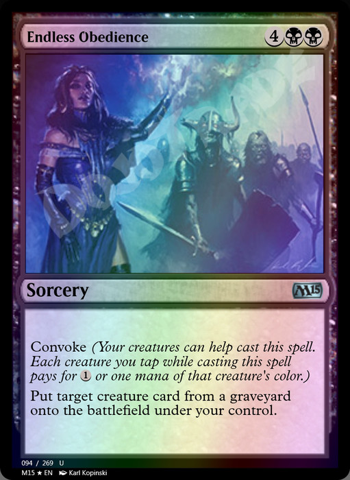 Endless Obedience FOIL