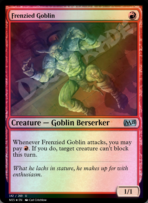 Frenzied Goblin FOIL