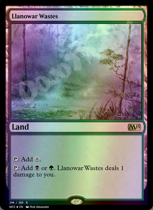 Llanowar Wastes FOIL