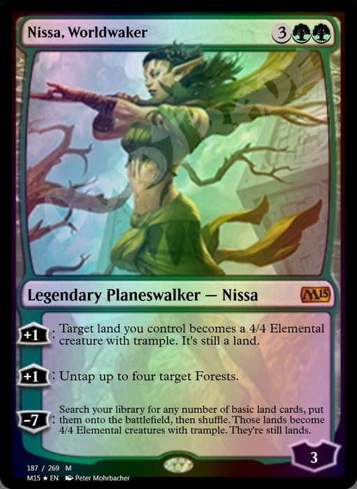 Nissa, Worldwaker FOIL