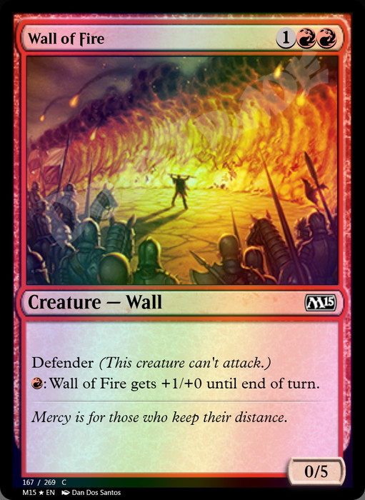 Wall of Fire FOIL