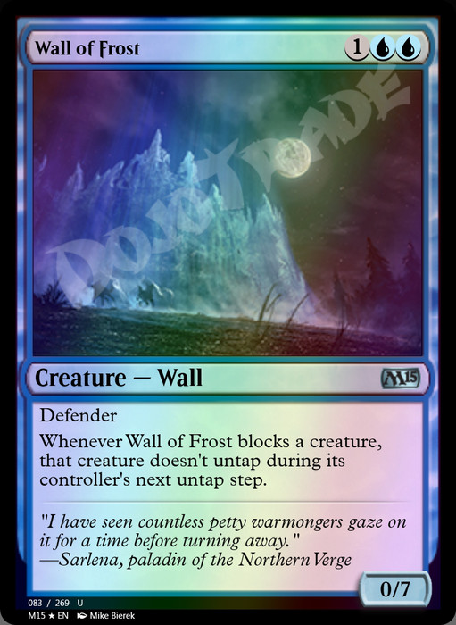 Wall of Frost FOIL