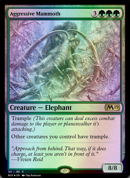 Aggressive Mammoth FOIL