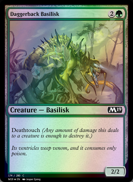 Daggerback Basilisk FOIL