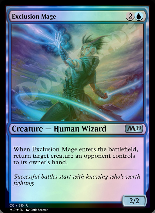 Exclusion Mage FOIL