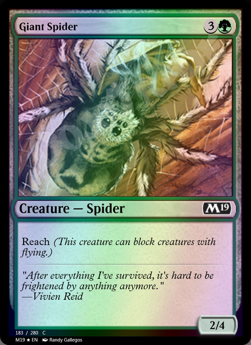 Giant Spider FOIL