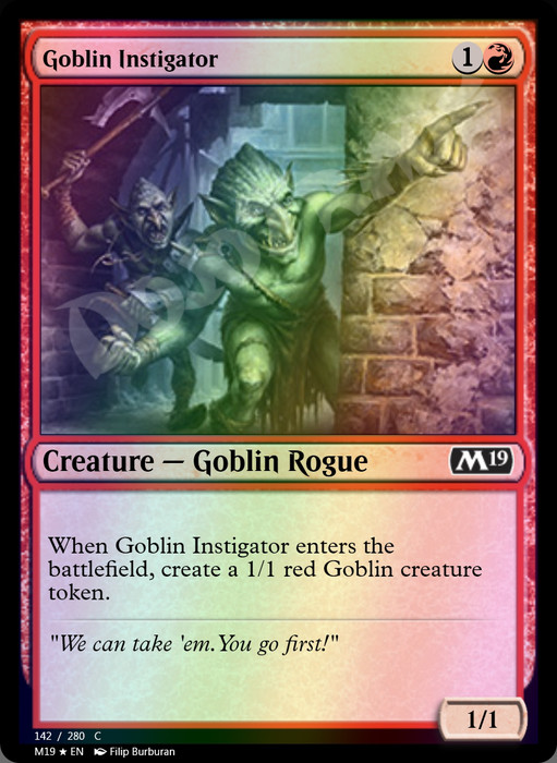 Goblin Instigator FOIL