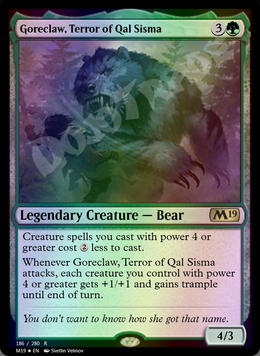 Goreclaw, Terror of Qal Sisma FOIL