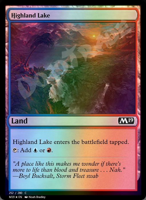 Highland Lake FOIL
