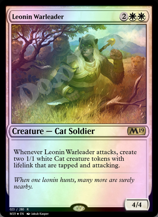 Leonin Warleader FOIL