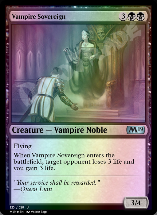 Vampire Sovereign FOIL