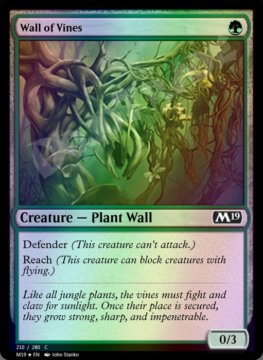 Wall of Vines FOIL