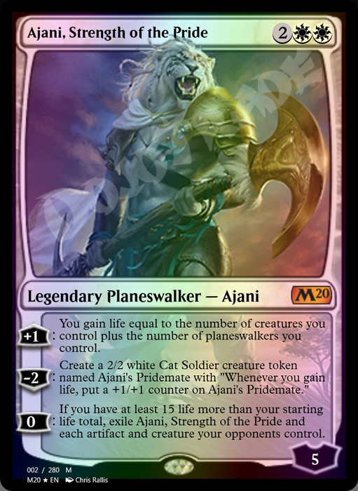 Ajani, Strength of the Pride FOIL