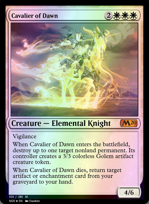 Cavalier of Dawn FOIL