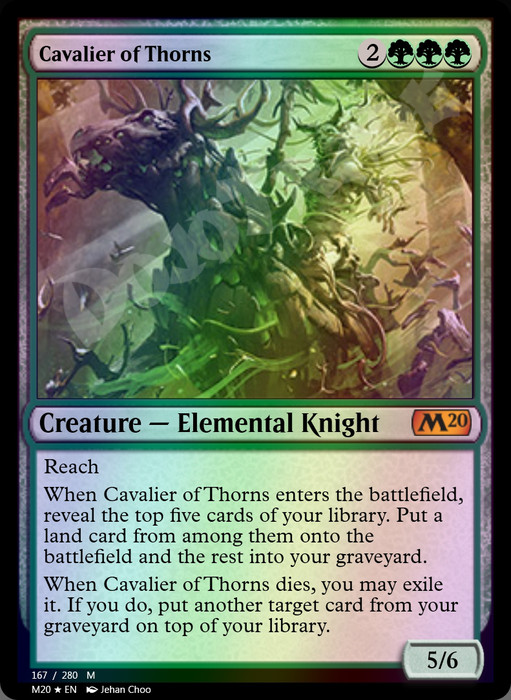 Cavalier of Thorns FOIL