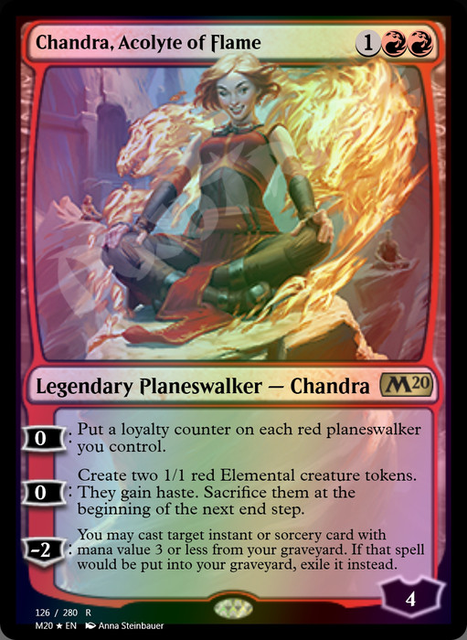 Chandra, Acolyte of Flame FOIL