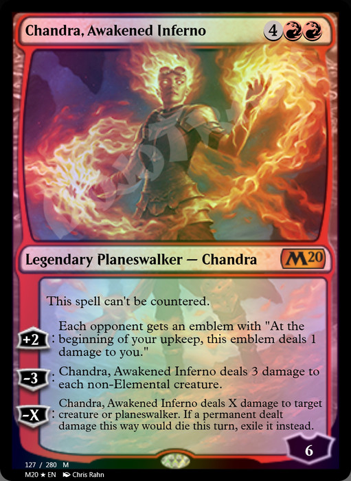 Chandra, Awakened Inferno FOIL