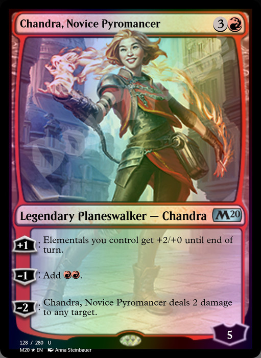 Chandra, Novice Pyromancer FOIL