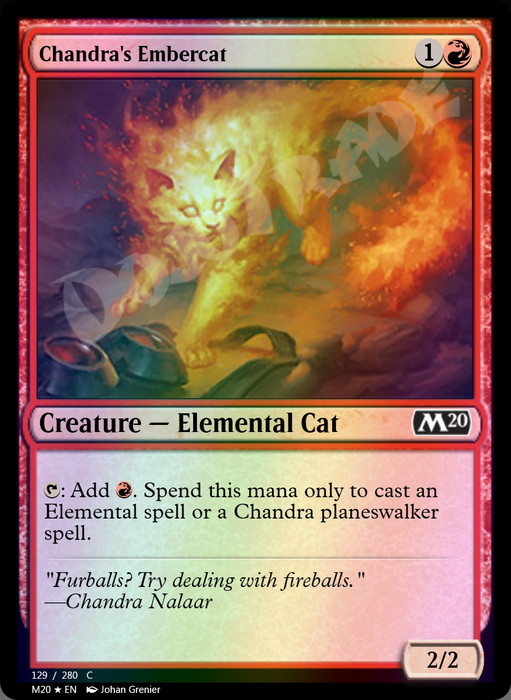 Chandra's Embercat FOIL