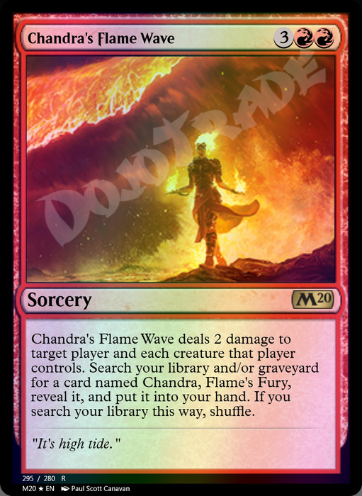 Chandra's Flame Wave FOIL