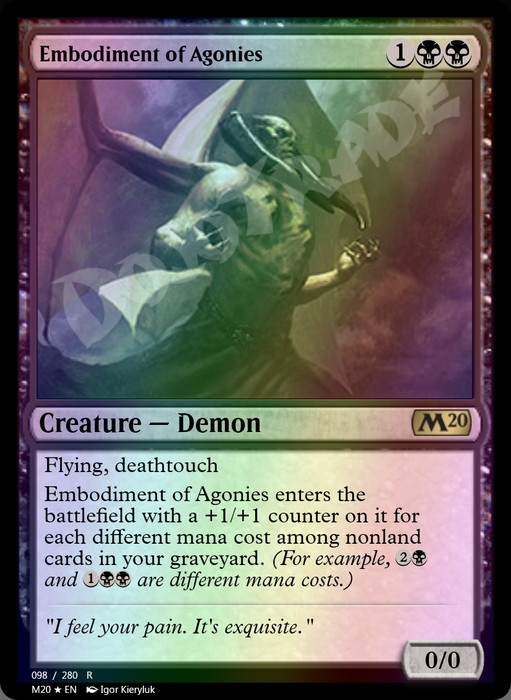 Embodiment of Agonies FOIL