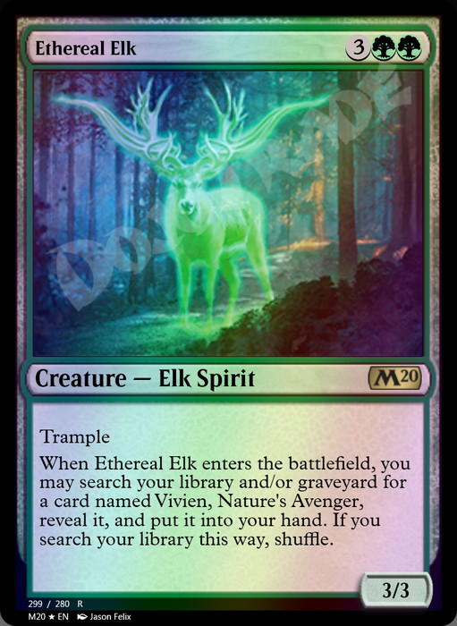 Ethereal Elk FOIL