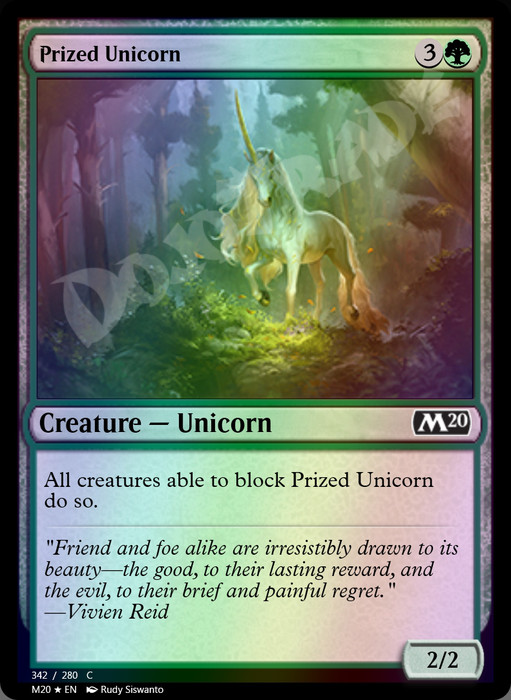 Prized Unicorn FOIL
