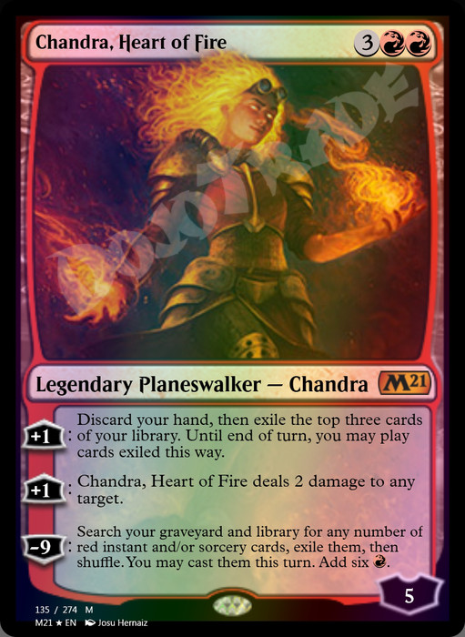 Chandra, Heart of Fire FOIL
