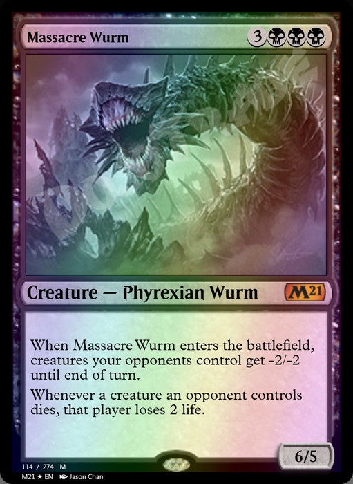 Massacre Wurm FOIL