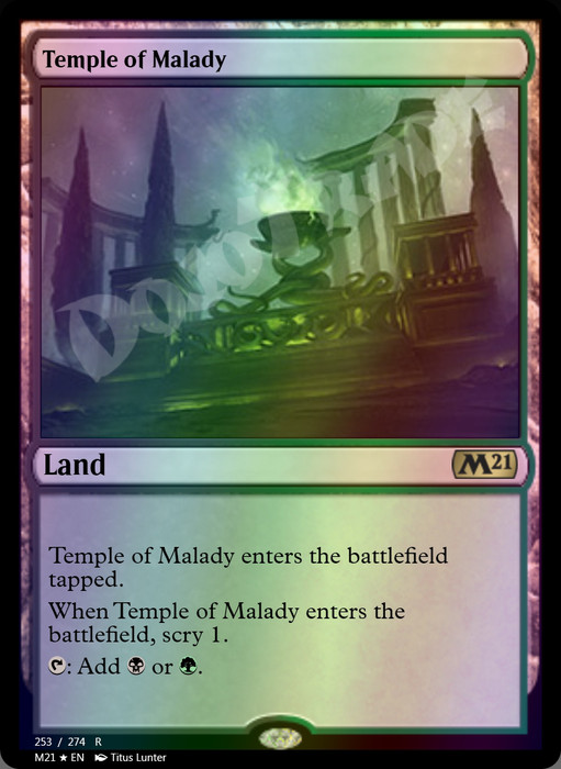 Temple of Malady FOIL