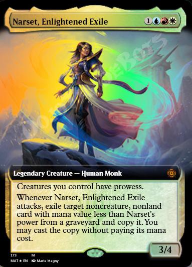 Narset, Enlightened Exile (Extended Art) FOIL