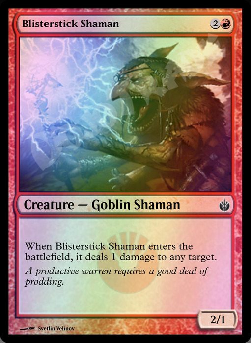 Blisterstick Shaman FOIL