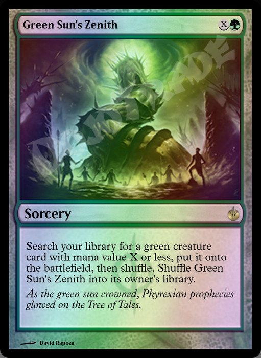 Green Sun's Zenith FOIL