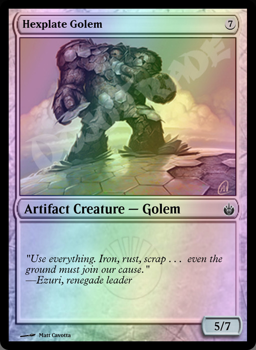 Hexplate Golem FOIL