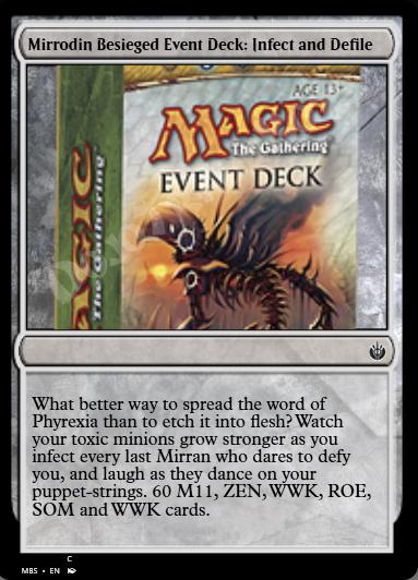 Mirrodin Besieged Event Deck: Infect and Defile
