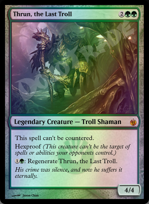 Thrun, the Last Troll FOIL