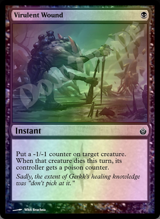 Virulent Wound FOIL