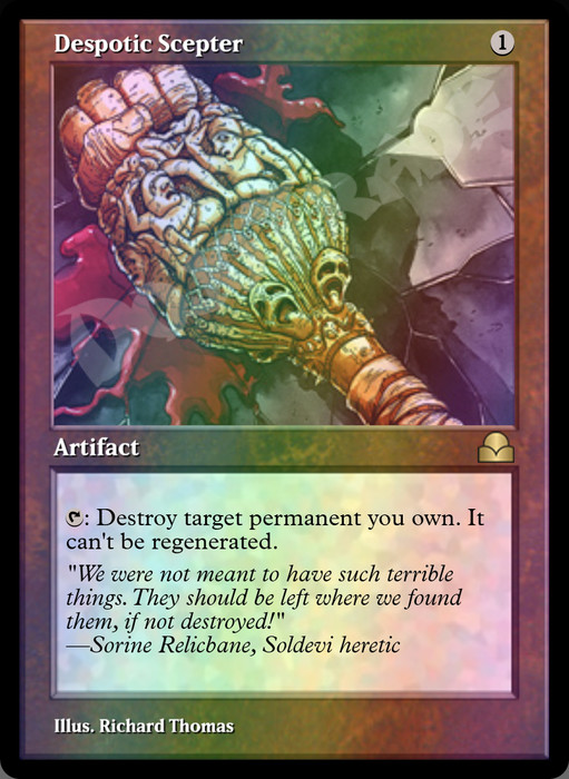 Despotic Scepter FOIL