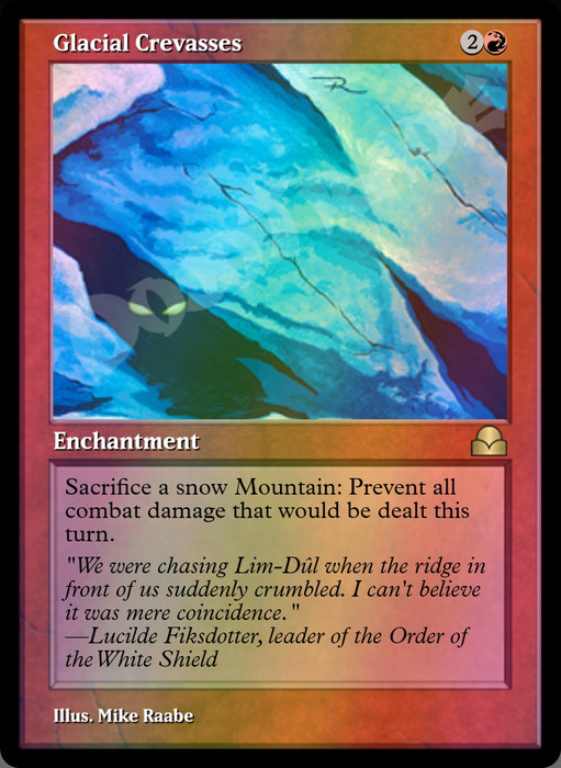 Glacial Crevasses FOIL