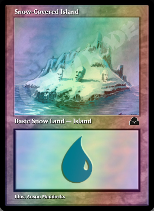Snow-Covered Island FOIL