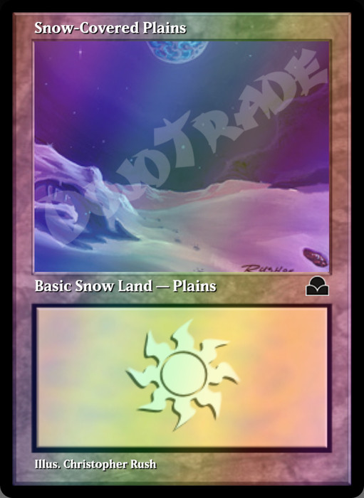 Snow-Covered Plains FOIL