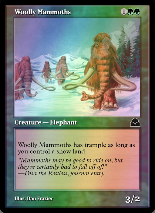 Woolly Mammoths FOIL