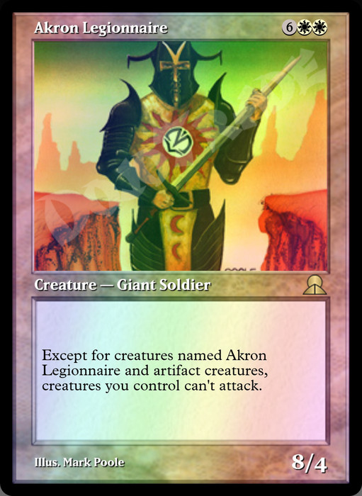 Akron Legionnaire FOIL